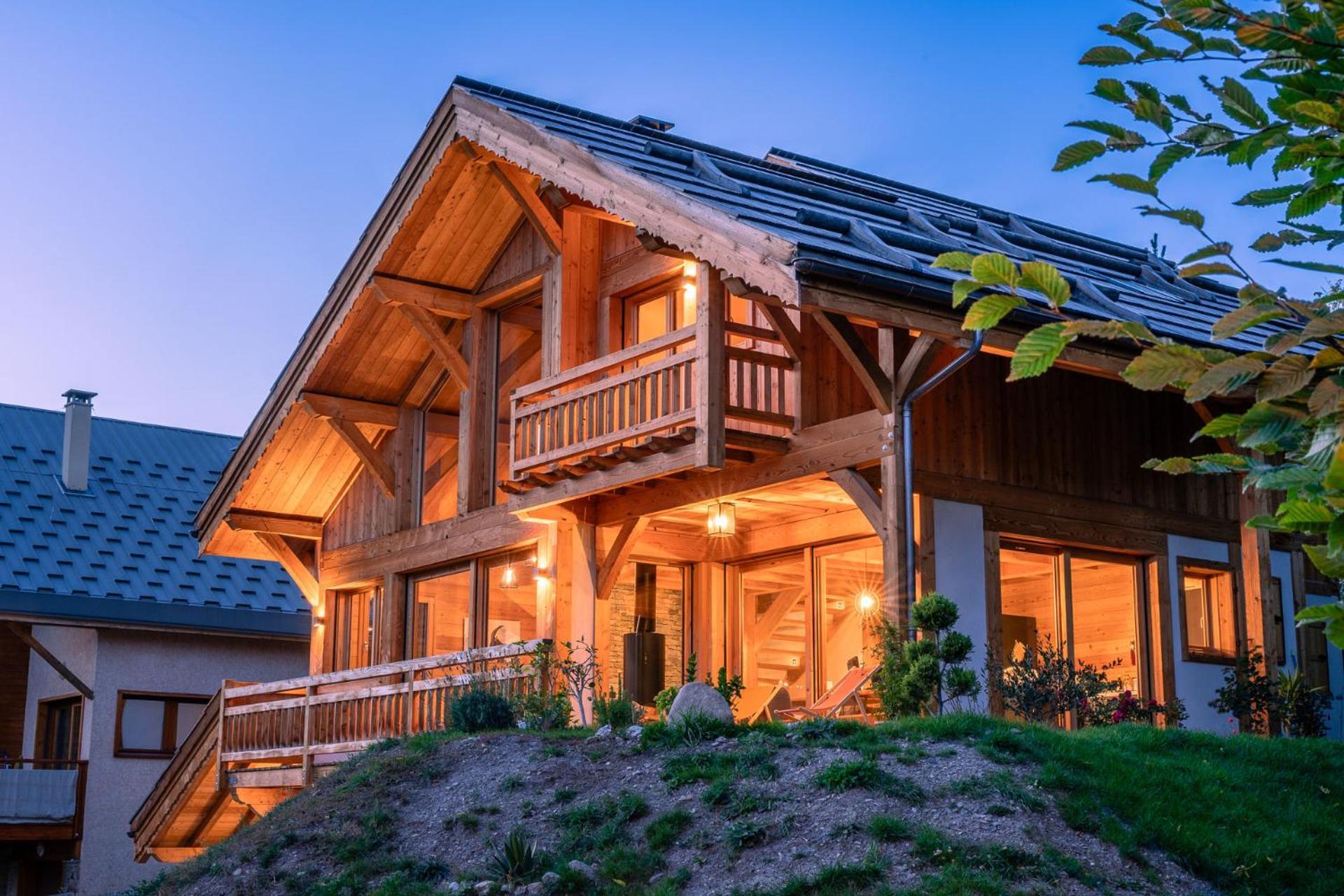 Chalet Serre Chevalier - Ski Académie Saint-Chaffrey Exterior foto